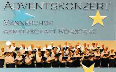 Adventskonzert Männerchorgemeinschaft Konstanz